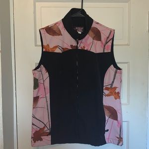 Pink Camo Softshell Vest